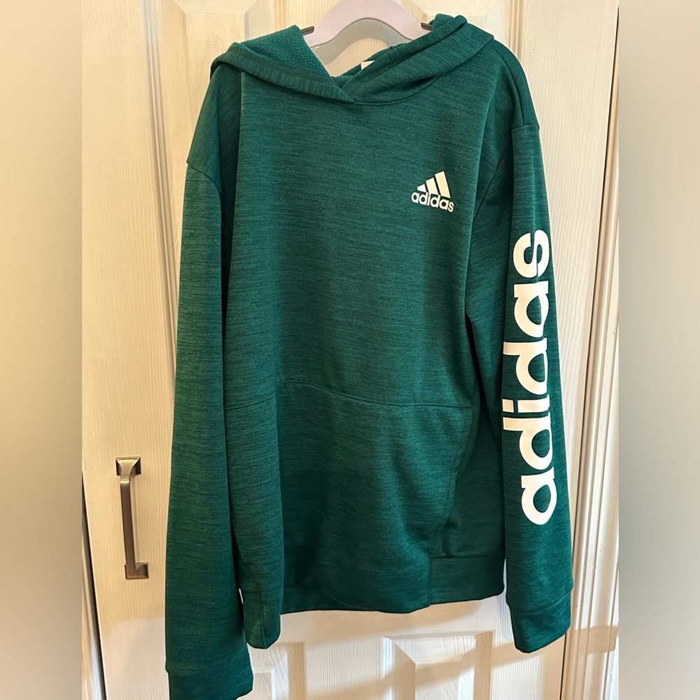 NWOT Adidas Green Sweatshirt